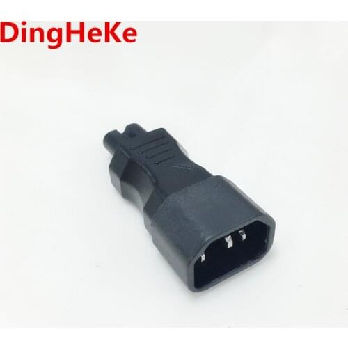 Universal Power Adapter IEC 320 C14 to C7 Adapter Converter C7 to C14 AC Power Plug Socket 3 Pin 2 Pin IEC320 Adapter