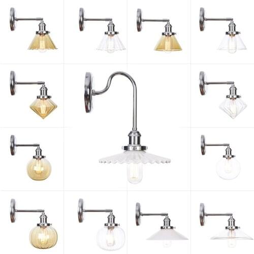 Vintage Industrial Retro Wall Light Indoor Lights Fixtures LED E27 Edison Bulb Wall Lamp Sconces LED Lustre AC110V/220V BA320