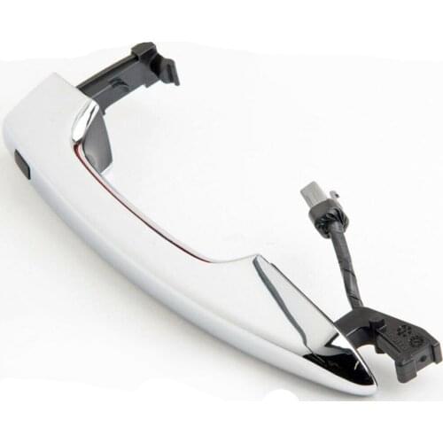 Zeroclearance Geunine front Exterior Outside Door Handle Chrome Keyless entry with button for hyundai Sonata 2015 2016 2017