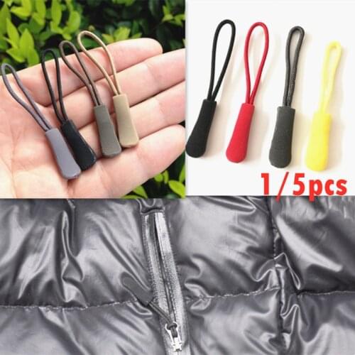 Zip Cord Broken Buckle Zipper Clothes Pull Puller End Fixer Tent Bag Tab Replacement Clip Fit Rope Tag Travel Hiking Accessories