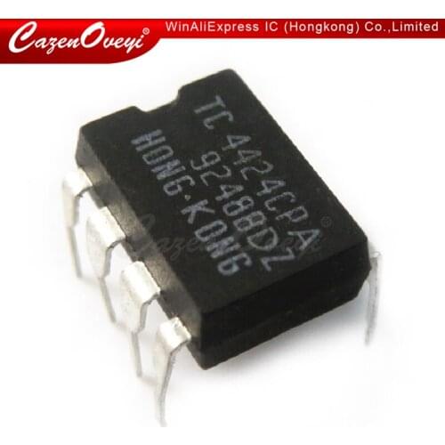 10pcs/lot TC4424CPA TC4424EPA DIP-8 In Stock
