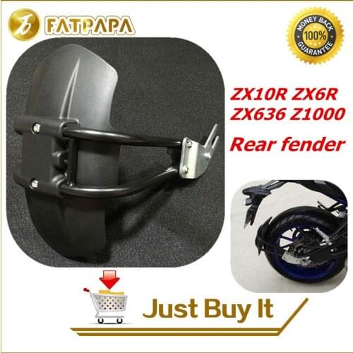 CNC Aluminum Motorcycle Accessories rear fender bracket motorbike mudguard Fit For KAWASAKI ZX-10R ZX-6R ZX636 Z1000 2004-2009