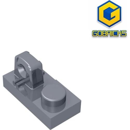 Gobricks GDS-824 Hinge Plate 1 x 2 Locking with 1 Finger On Top compatible 30383 pieces of childrens toys