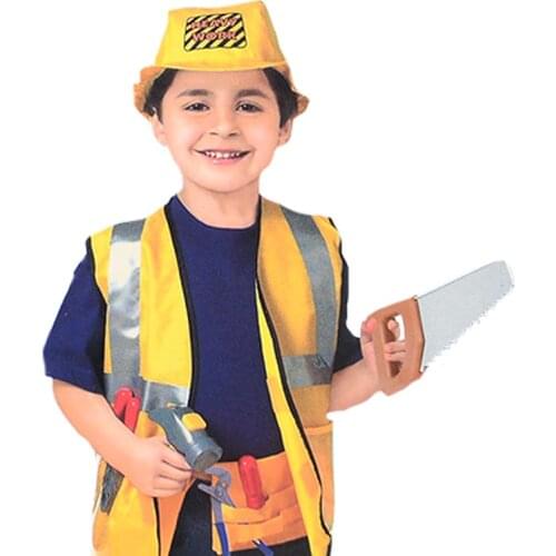 Children Cosplay Costume Role-playing Cosplay Halloween Costumes Kid Play Clothes Engineer Clothing for Children