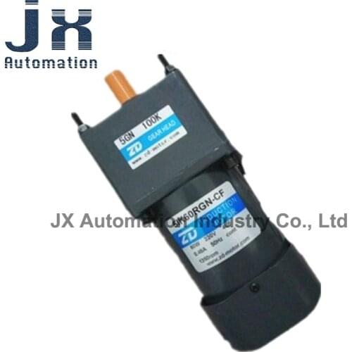 1PH 60W 220V Speed Control Motor 5IK60RGN-CF+5GN100K Shaft Diameter 12MM with 60W Speed Controller