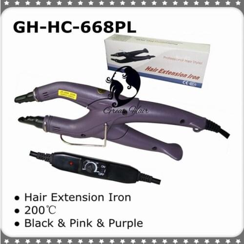 Keratin Fusion Hair Connector with Adjustable Temperature for Usage of all type of hair extension system