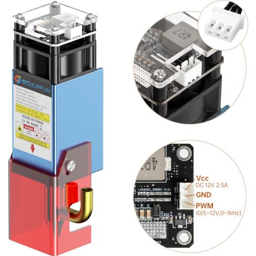 ATOMSTACK M40 40W Laser Engraver General Purpose Module For Engraving PVC /Wood/Leather/Metal/Acrylic CNC Router Cutting