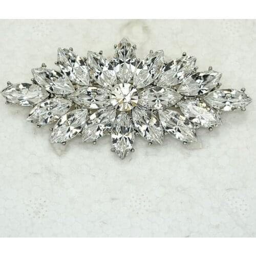 Marquise Rhinestone Flower Pin brooches C282