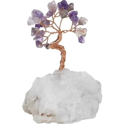 1pcs Natural Amethyst Quartz Crystal 8-10cm Chakra quartz geode stones healing energy home decor