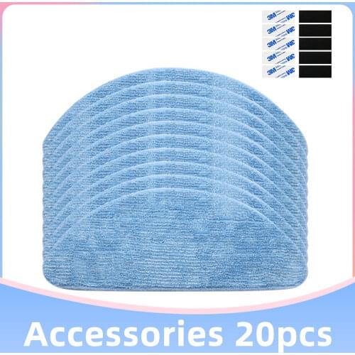 10Pcs Replacement Cleaning Mop Cloth for ILife V50 V55 V3 V5s pro V3s V5 V5s Smart Mop Robotic Vacuum Cleaner Clean Robot Kits