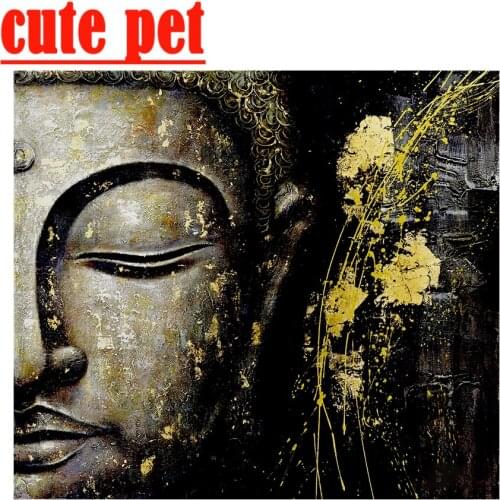 Buddha statue 5D DIY Diamond Painting Full Square Round Drill Rhinestone Diamant Embroidery Mosaic Kits Home decor 3d wallpaper