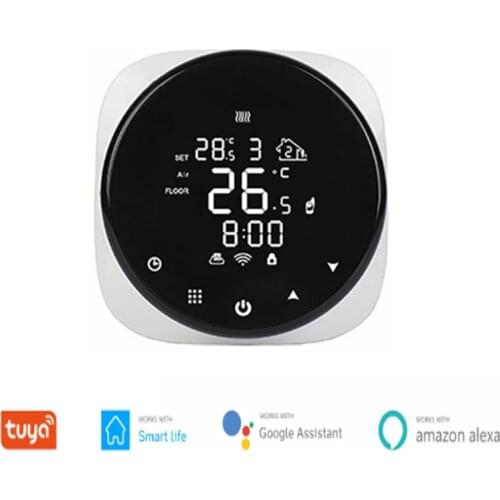 Wifi Smart Water/Gas Boiler Thermostat Tuya Remote Control Backlight Weekly Programmable LCD Touch Screen Temperature Controller