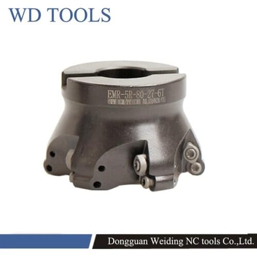 Face mill EMR-6R-63-25.4-4T Face Mill Head CNC Milling Cutter,milling cutter tools,carbide Insert RPMW10204