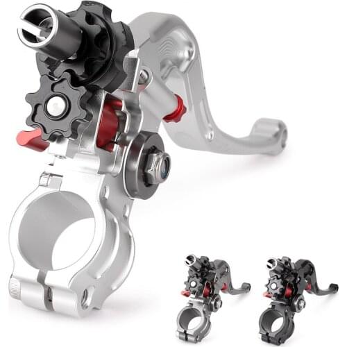 Universal 22mm 7/8" Motorcycle Folding Foldable Pivot Bike Clutch Perch Lever CNC Aluminum