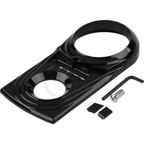 Dash Panel Insert Cover Die Cast Sculpted For Harley Dyna Wide Glide FXDWG Softail Fatboy FLST FLSTS FXST Night Train 00-17