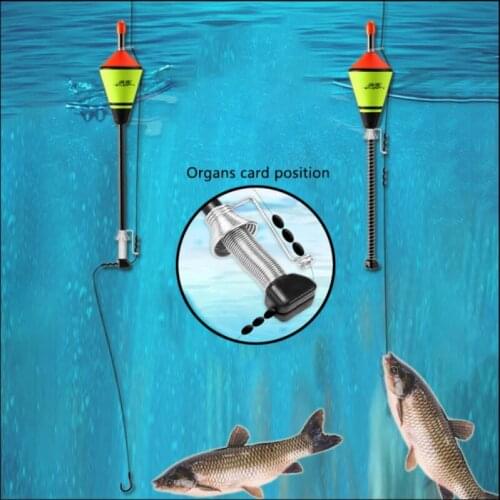 High Quality Automatic Fishing Hook Automatic Fishing Gear Set Universal Automatic Drift Fish Float Fishing Tackle Fishing Float