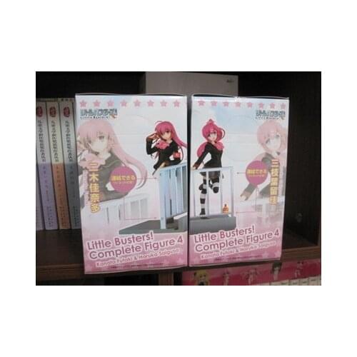 Japanese original anime figure 2pcs/lot Little Busters! Saigusa Haruka/Futaki Kanata action figure collectible model toys boxed