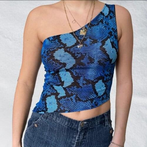 Women Summer 90s Streetwear Chinese Style Camis Harajuku Printed Vintage Corset Top y2k Asymmetrical Skinny Crop Top