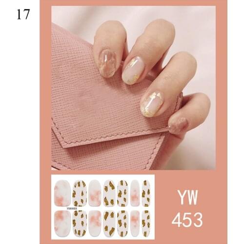 1 Sheet Nail Sticker 3D Self-Adhesive Nail Foils DIY Art Nail Full Wraps Sliders for nails Fashion Manicure Nail Decorations