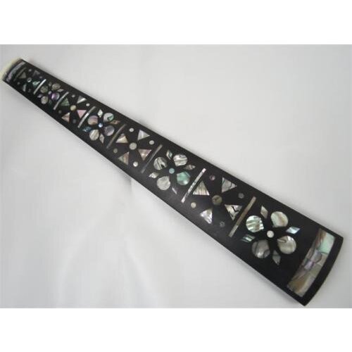 1PCS Mosaic Ebony Violin fingerboard 4/4,inlaid Mother of Pearl