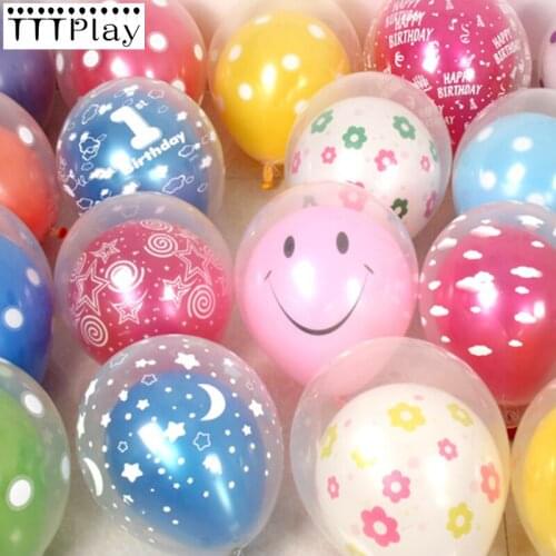 10set Pretty Lovely Double Layers Balloons 12" Transparent Latex Balloons Wedding Decor Birthday Party Supplies Kid Toys Hobbies