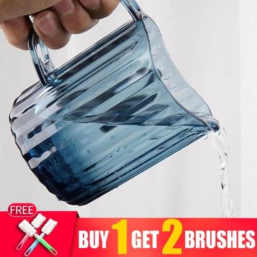 280ml Portable Cute Toothbrush Student Cup Simple Transparent Creative Bathroom Toothbrush Plastic Tooth Cups For Toothbrushes