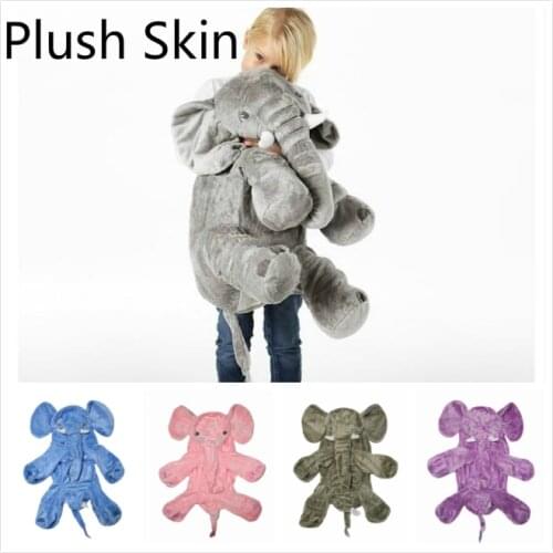 30/40/60cm Elephant Plush Skin No Pp Cotton Plush Elephant Toys Stuffed Toys Baby Sleeping Pillow Animal Doll for Children Gift