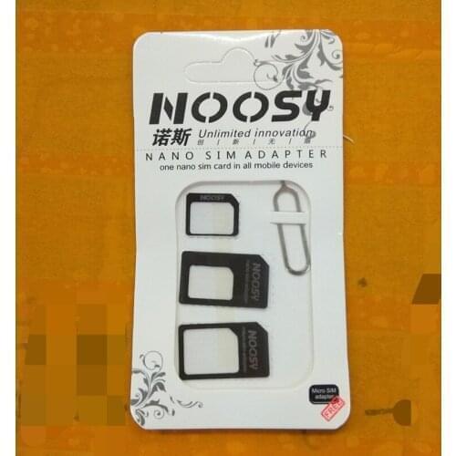 50sets 4 in 1 SIM Card Adapter Connector Kit Sim phone restore card With Pin Convert Nano SIM Card to Micro Standard Adapter