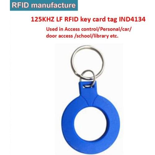 50pcs/lot small keychain tag TK4100 chip rewrite program Proximity Key fobs 125KHz LF RFID keycard Tag with iso14443a protocol