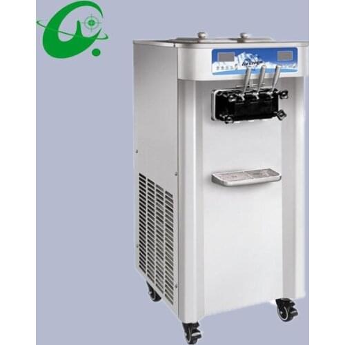 50L/H Big capacity Floor standing Double Separated System 3flavor soft ice cream machine maker commercial use