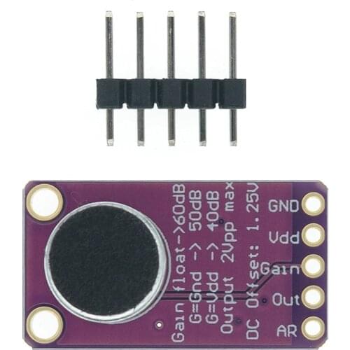 Electret Microphone Amplifier Stable MAX9814 module Auto Gain Control 10PCS/LOT