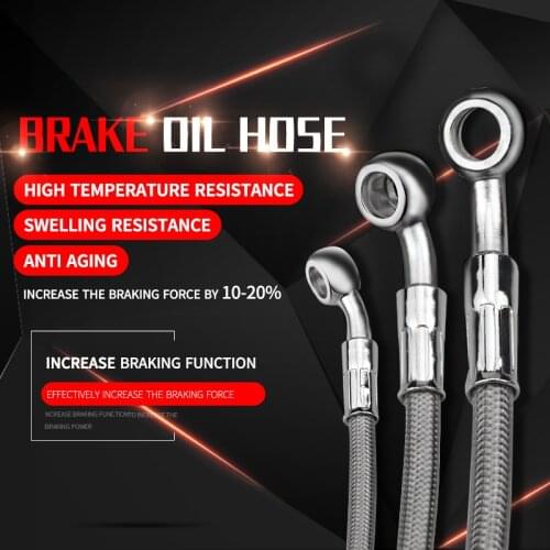 350MM-2400MM Hydraulic Reinforced Brake Clutch Oil Hose Line Pipe For Motorcycle Motocross Dirt Pit Bike ATV