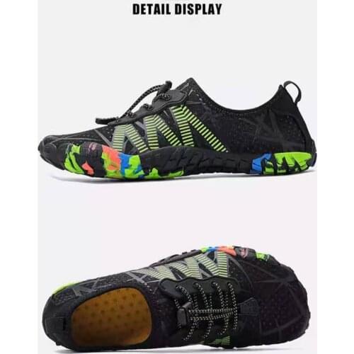 Men And Women Sneakers Barefoot Outdoor Beach Sandals Upstream Aqua Shoes Quick-Dry River Sea Diving Swimming Big size 46