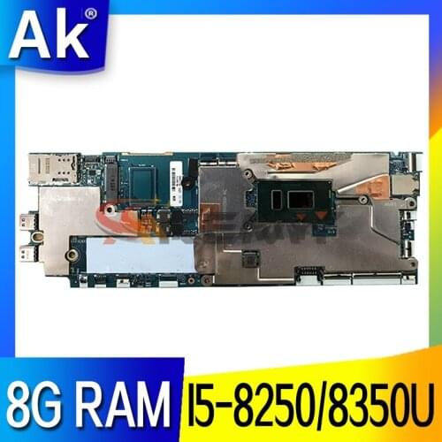 DMX3A NM-B271 For Lenovo Thinkpad X1 Tablet 3rd Gen Laptop motherboard with I5-8250/8350U RMA 8G 01AW885 01AW886 01AW887 01AW888
