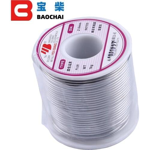 Tin Solder Wire dia 2.0mm 900g Circuit board Soldering Paste Welding Flux 2% for Generator Aluminium winding wire High Quality