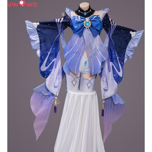 Plus Size PRE-SALE UWOWO Game Genshin Impact Sangonomiya Kokomi Cosplay Costume Special For Carnival Halloween Christmas