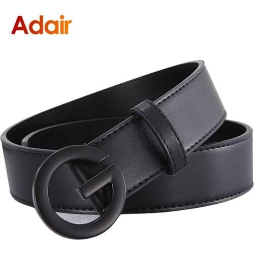 Brand Famous Belts for Women G Buckle Simple Designer high Quality Belts for men Luxury Genuine Leather Jeans Strap LB2171
