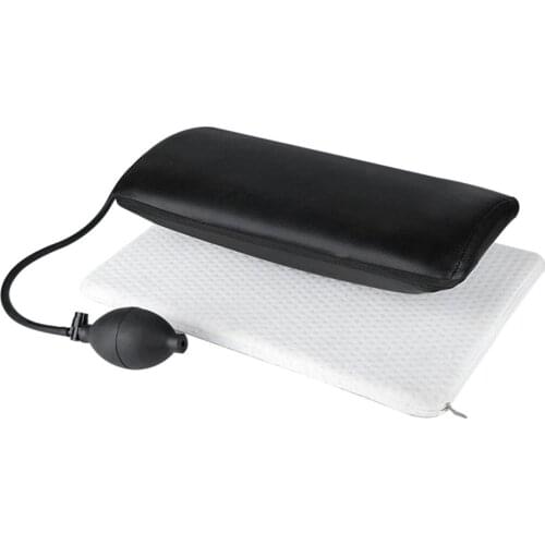 Manual Inflatable Spine Pain Relief Back Massage Cushion Lumbar Traction Stretching Device Waist Spine Relax Health Care