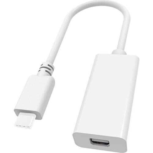 Brand New Adapter Type C To MINIDP Adapter Portable Thunderbolt 3 And USB 3.1 Compatibility 4K 60Hz Resolution