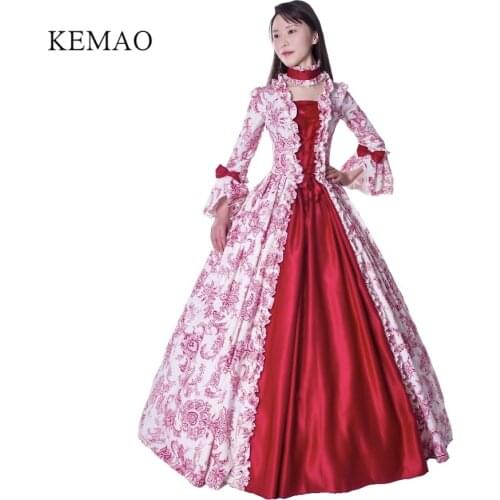 Evening dress Victorian Rococo Costume Vintage Dress Cosplay Party ball gown Prom dress