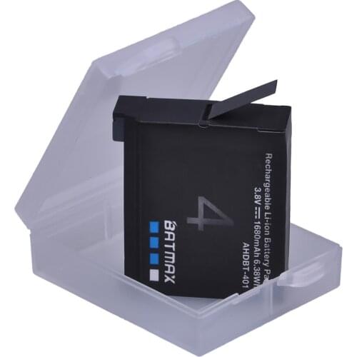 1PC 1680mAh AHDBT-401 Gopro Hero 4 Battery for GoPro HERO4 GoPro AHDBT-401 Action camera Accessories