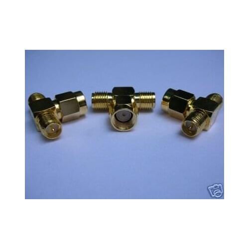 100 RPSMA Male to 2 RP-SMA Female Radio Ant.Adapter 24A