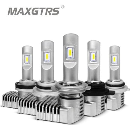 2x CSP LED H7 H4 H11 9005 9006 HB3 HB4 Car Headlight Bulbs With Mini Size 10400LM 5500K Auto Headlamp For Car Front Fog Lights