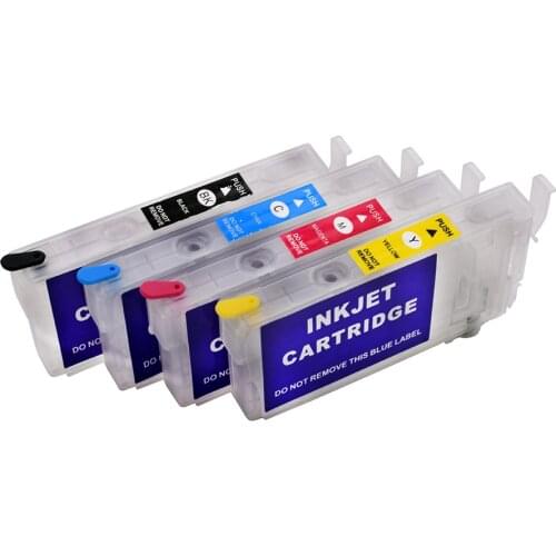 4Colors Empty Refillable Ink Cartridge with Chip for Epson IB07 for Epson PX-M6011F PX-M6010F A3 Printer
