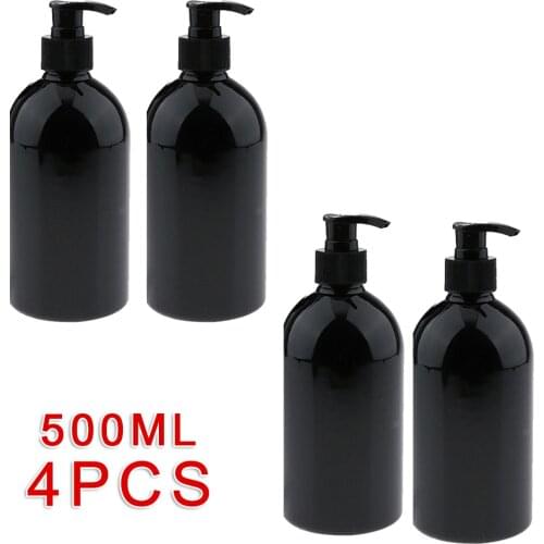 4Pcs Lotion Refillable Bottle Empty Lotion Pump Soap Dispenser Refillable Water