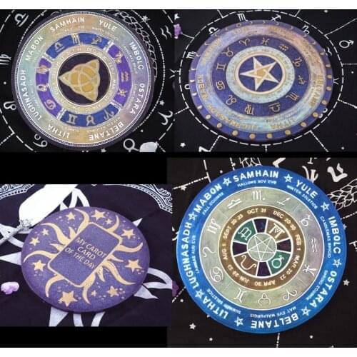 4Pcs Astrology Board Resin Mold Sun Moon Star Tarot Card Tray Mold Witchcraft
