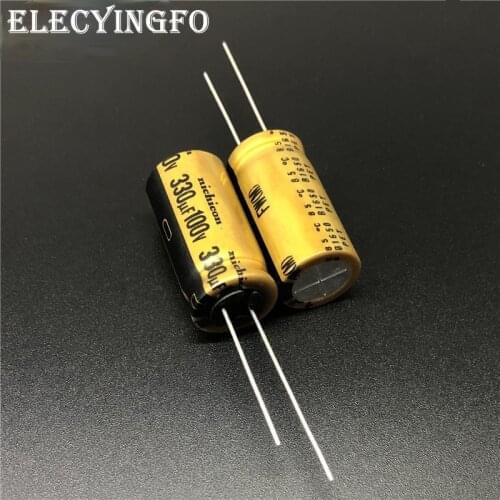 5pcs/20pcs 330uF 100V330uf NICHICON FW Series 12.5x25mm 100V330uF HiFi Audio Capacitor