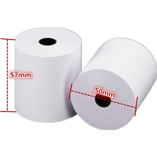 57mmx50mm 24 rolls Small Ticketpaper 24 Volumes Thermal Receipt Paper