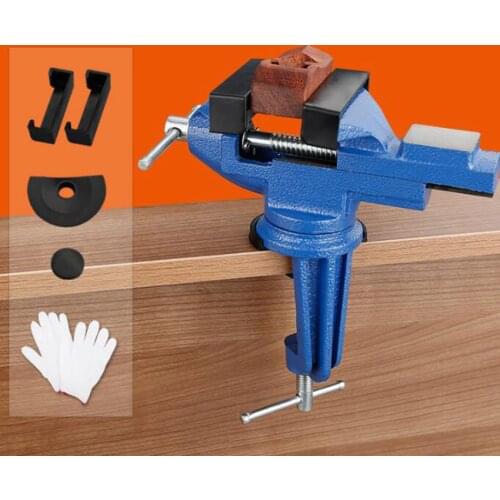 80mm Heavy Table Vise Bench Vice Universal Vise Desktop Vise Multifunctional 360 degree clamp fixture