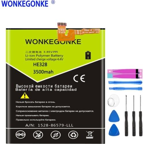 WONKEGONKE for Nokia 8 mobile phone battery for Nokia 8 HE328 Li-ion Polymer Replacement Batteries Bateria